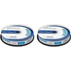 MediaRange 10 x BD-R DL - 50GB 6X - Spindle (Pack of 2)