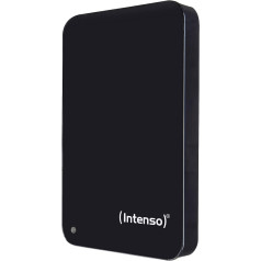 Intenso Memory Drive Portable Hard Drive 4TB Portable External Hard Drive with Bag 2.5 Inches 5400 rpm 8MB Cache USB 3.0 Black