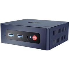 Beelink Mini S Mini PC with Low Power Consumption, Windows 11 Pro, Intel Celeron N5095, UHD 4K, RAM 8GB DDR4, SSD 128GB, Wi-Fi 5AC, Gigabit Ethernet, Bluetooth, 2x HDMI, VESA, Italian Warranty