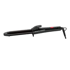 Rowenta x Karl Lagerfeld CF321L Curling Iron | 25 mm | Keratin & Shine Coating | Natural-looking Waves and Curls | Constant 200 °C | Fast Heating | Cool Tip | Black/Red