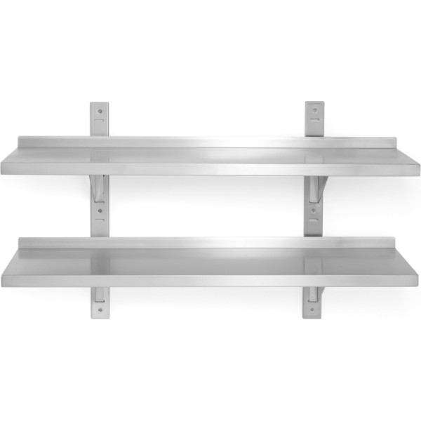 Dubults regulējams piekarināms plaukts 80cm - Hendi 811771