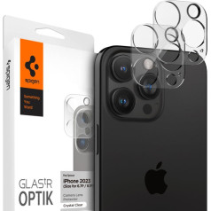 Spigen Kameras vāciņš priekš iPhone 14-15 Pro / Pro Max caurspīdīgs KOMPLEKTS 2 gab.