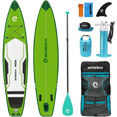 WOWSEA Flyfish F2 Inflatable Paddle Board, Durable and Stable Touring Paddle Board with Accessory Kit, Explore SUP Board for Gliding, Good Choice for Aquatic Teaching and Racing