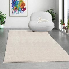 Mia´s Teppiche Comfort Modern Fluffy Short Pile Rug, Non-Slip Underside, Washable up to 30 Degrees, Super Soft, Fur Look