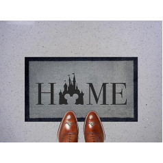Artisan Kiss Washable Door Mat 70 x 40 cm Light Grey