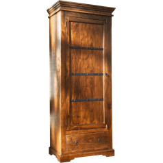 Massivmoebel24.De Oxford #0900 Acacia Cupboard 80 x 40 x 193 Honey Varnished