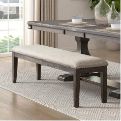 Lexicon Newbury Dining Bench, Brown