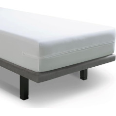 Velfont Anti-Bug Mattress Cover, Waterproof and Breathable, Available in Different Sizes, White, 90x190/200cm