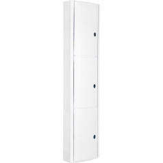 Tatay 4480000 Bathroom Cabinet Vertical with 3 Doors Plastic 22 x 10 x 90.5 cm