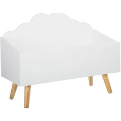 Atmosphera Createur D'interieur Toy box - clouds shape - white