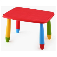 Aranaz Kindertisch, rechteckig, Rot (Modell SL 90045)