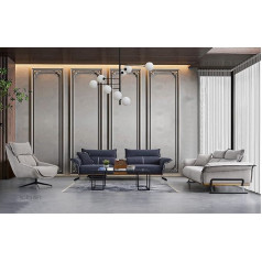 Jv Möbel Luxury Italian Style Furniture Sofa Couch Upholstery Set 3-Piece