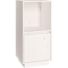 Vidaxl Sideboard Chest of Drawers Sideboard Side Cabinet Multi-Purpose Cabinet Standing Cabinet Living Room Hallway White 38 x 35 x 80 cm Solid Pine Wood