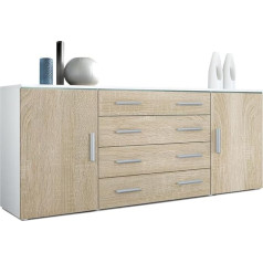 Vladon Faro V1 V2 Sideboard White
