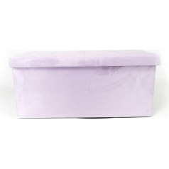 Biancheriaweb Double Velvet Padded Folding Bean Bag - Antique Pink