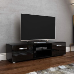 Vida Designs Chests of Drawers & Sideboards, Chipboard Wood and MDF, Black, Standard