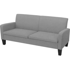CIADAZ 3-Sitzersofa, Schlafsofa, Schlafcouch, Couch Mit Schlaffunktion, Sofa Bed, Sofas & Couches, Relaxsofa, 180 x 65 x76 cm Hellgrau