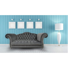 Jvmoebel Chesterfield Sofa Upholstery Leather Couchen Sofa Set Textile 3 Seater New 24