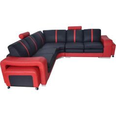 Jvmoebel Designer Corner Couch Upholstered Seat Landscape Modern Furniture Sofas