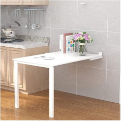 Casego Wall Mounted Folding Table, Large Storage Space in Small Space, Suitable for Living Room, Bedroom, Kitchen, Balcony, etc.