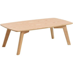 Couchtisch Aus Holz Bodenstehender Niedriger Tisch Laptoptisch Arbeitstisch Wohnzimmer-Couchtisch Gummiholzmaterial (S : 90x45x35cm)