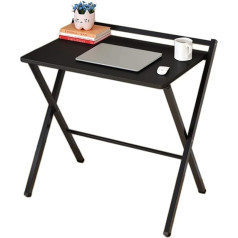 Computer Desk, Simple Folding Table, Desk, Simple Household, Small Table, Portable Picnic Folding Table, Map Table, Folding Tray (Color : White, Size : 80 x 50 x 92.5cm)