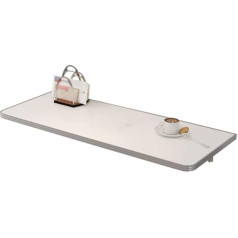 Karfri Wandmontierter Tisch, klappbare Esstische aus Holz, Küchen-/Wäschewerkbank/Laptoptisch, herunterklappbare Holzplatte, A-60 * 50 cm/24 * 20 Zoll (A)