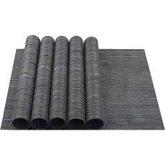 ‎Bdfhjln Bdfhjln Waschbare Gewebte KüChe Elegante Tisch Sets für Essen Tisch, Set Von 6