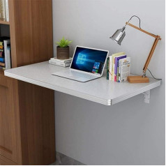 SLEEVE Klapptisch, Wandmontierter Drop-Leaf-Tisch, zusammenklappbar, schwebender Laptop-Schreibtisch, platzsparender Hängetisch zum Lernen