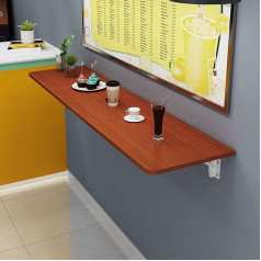 Ruanlov Wall Mounted Folding Table, Floating Multifunctional Dining Table, Folding Dining Table, for Workbench, Laundry Room, Home Office, Kitchen, Bathroom, Laptop Table, etc. (A 120 x 40 cm)