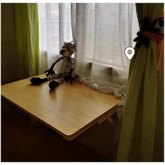 Wandmontierter Tisch, klappbarer Schreibtisch, doppelte Unterstützung, wandmontierter Schreibtisch, platzsparend, verdicktes Blatt für Schlafzimmer/Wohnzimmer/Restaurant (Farbe: A, Größe: 10