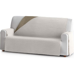 Eysa Oslo Sofa Throw, Polyester, C/0 Ecru Mink, 3 Seater 160cm. Suitable for sofas from 170 to 210 cm