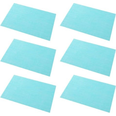 ‎Fubdnefvo Fubdnefvo Tischsets-Set mit 6 Waschbaren, Abwischbaren Tischsets für Den Küchentisch, Hitzebeständige, rutschfeste Tischsets, Einfach zu Verwenden