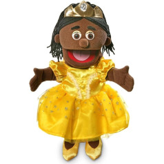 Silly Puppets Princess 40 cm Hand Puppet for Children with Movable Mouth and Arms Removable Hand Washable Clothing