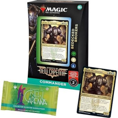 Magic: The Gathering Streets of New Capenna Commander Deck - Bedecked Brokers + Collector Booster Sample Pack