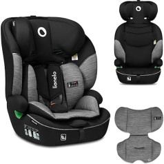 LIONELO Levi I-SIZE 76-150 cm Child Car Seat, Group 1 2 3, Side Protection, 10 Degree Headrest Adjustment, Comfortable Armrests, Adjustable Backrest, R129 i-Size