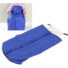 Wheelchair Blanket Thick Half Wrapped Keep Warm Blanket Wheelchair Wrap Blanket Leg Warmer Blanket (Blue)