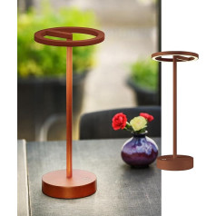 SLV Vinolina One Table Lamp, Battery, IP54, 2700 K, Touch, Rust