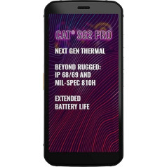 Caterpillar CAT S62 Pro - Smartphone 128GB, 6GB RAM, Dual SIM, Black