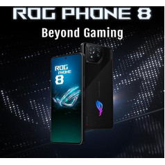 ASUS ROG Phone 8, EU Official, Phantom Black, 12GB RAM 256GB Memory, Snapdragon 8 Gen 3, 6.78 Inch AMOLED 165Hz, 50MP Gimbal Camera