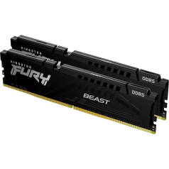 Kingston Fury Beast KF564C32BBEK2-64 6400MT/s DDR5 CL32 DIMM (Kit of 2) Black Desktop Gaming Memory