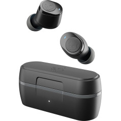 Skullcandy Jib In-Ear Bluetooth 5.0 Headphones, True Wireless, Waterproof, with 22 Hours Battery Life - Black