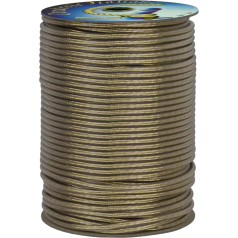 Corderie Italiane Lunghezza 006077497 Clothes Line Made of Brass Steel 5 mm - 100 m Transparent Brass Diameter 5 mm