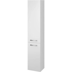 VBChome Tall Cupboard White 30 x 150 cm Bathroom Furniture Wall Cabinet Bathroom Cabinet Door Bathroom Cabinet Bathroom Shelf