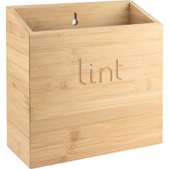 UpTrend Design Lint Bin for Laundry Room with Magnetic Back or Wall Mount - Eco Friendly Bamboo, Space Saving Laundry Storage & Organization