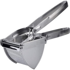 PROKITCHEN Stainless Steel Potato Ricer, 29.5 x 8.8 cm, for Mashed Potatoes, Fruit Juices, Vegetable Porridge (Not Suitable for Spaetzle, Spaghetti Ice Cream etc.)