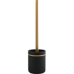 Spirella Bly Toilet Brush Polyresin Matt Black Gold
