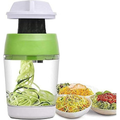 Handheld Vegetable Spiralizer, Manual Vegetable Spiralizer for Zucchini Noodles, Vegetable Noodles, for Lemon, Orange, Strawberry Juice Ju