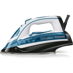 BLACK+DECKER BXIR2402E Steam Iron 2400W Plastic 370ml Blue