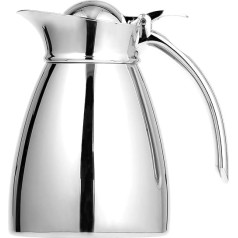 Esmeyer 076 Empire 0.6 Litre 18/8 Stainless Steel, Double Walled, Unbreakable, Dishwasher Safe Stainless Steel Vacuum Flask, Silver